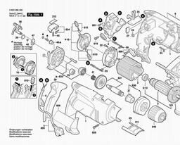 Bosch Percussion Drill PSB 700 RE spare parts
