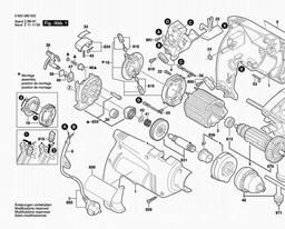 Bosch Percussion Drill PSB 650 RE spare parts