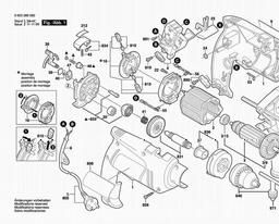 Bosch Percussion Drill PSB 650 RE spare parts