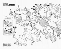 Bosch Percussion Drill PSB 640 RE spare parts