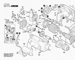 Bosch Percussion Drill PSB 650 RE spare parts
