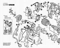 Bosch Percussion Drill PSB 1000 RPE spare parts