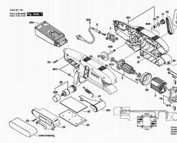 Bosch Belt Sander PBS 7 AE spare parts