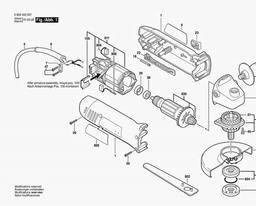 Bosch Angle Grinder PWS 7-100 spare parts