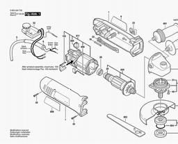 Bosch Angle Grinder PWS 9-125 CE spare parts