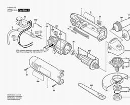 Bosch Angle Grinder PWS 9-125 CE spare parts