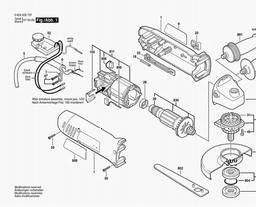 Bosch Angle Grinder PWS 9-125 CE spare parts