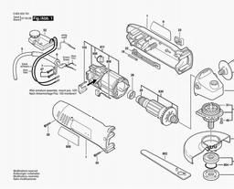 Bosch Angle Grinder PWS 850 CE spare parts