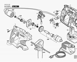 Bosch Cordless Impact Drill PSB 14,4 V spare parts