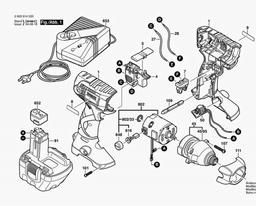 Bosch Cordless Drill Driver PDR 12 V spare parts