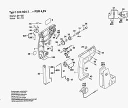 Bosch Diy-drill-driver PSR 4,8 V spare parts