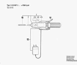 Bosch Cordless Screw Driver PSR 2,4 V spare parts