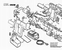 Bosch Cordless Screw Driver PSR 9,6 VES-2 spare parts