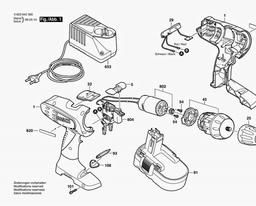 Bosch Cordless Screw Driver PSR 18 VE-2 spare parts