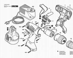Bosch Screwdriver PSR 960 spare parts