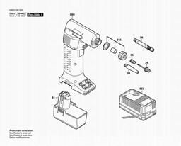 Bosch Air Pump PAG 9,6 V spare parts