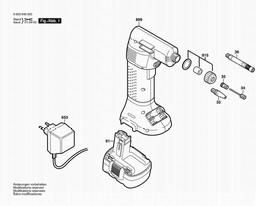Bosch Air Pump PAG 9,6 V spare parts