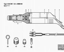 Bosch Drill MBM 83 spare parts
