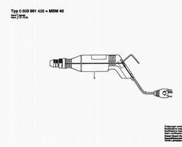 Bosch Drill MBM 420 spare parts