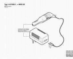 Bosch Micro Engraver MGG 20 spare parts