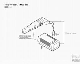 Bosch Micro Engraver MGG 200 spare parts