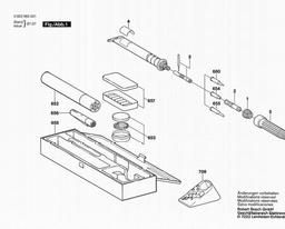 Bosch Gas Welding Torch MGL 1300 spare parts