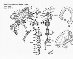 Bosch Hedge Trimmer HS 46 spare parts