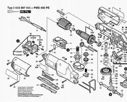 Bosch Multi-saw PMS 400 PE spare parts