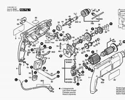 Bosch Percussion Drill CSB 6-20 RE spare parts