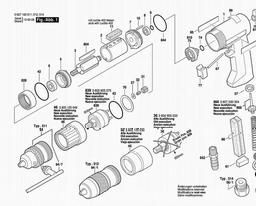 Bosch Pn-drill - (industr.) 320 WATT-SERIE spare parts