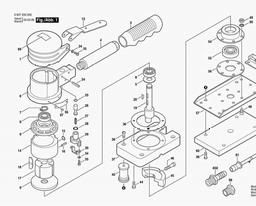 Bosch Pneumatic Orbital Sander 50 WATT-SERIE spare parts