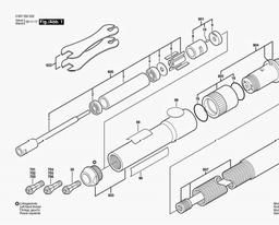 Bosch Pneumatic Orbital Sander 50 WATT-SERIE spare parts