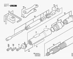 Bosch Pneumatic Orbital Sander 50 WATT-SERIE spare parts