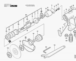 Bosch Angle Grinder 550 WATT-SERIE spare parts