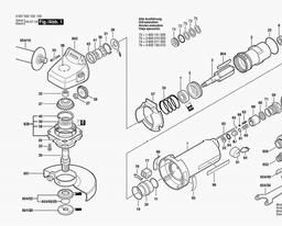Bosch Angle Grinder 550 WATT-SERIE spare parts