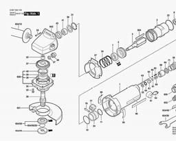 Bosch Angle Grinder 550 WATT-SERIE spare parts