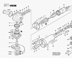 Bosch Angle Grinder 550 WATT-SERIE spare parts