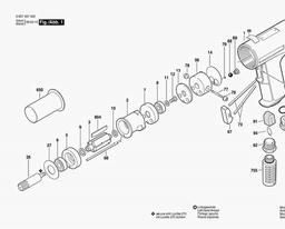 Bosch Pn-installation Motor Ind 740 WATT-SERIE spare parts