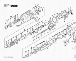 Bosch Rotary Hammer DBH 740 R spare parts