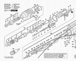 Bosch Rotary Hammer DBH 740 spare parts