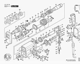 Bosch Ramset 442 Rotary Hammer 442 spare parts