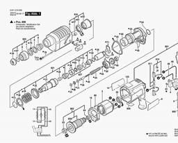 Bosch Universal Rotary Hammer UBH 2 S spare parts