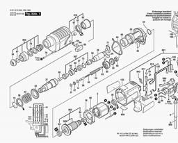 Bosch Universal Rotary Hammer DB 500 spare parts