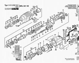 Bosch Universal Rotary Hammer BRL 501 VE spare parts