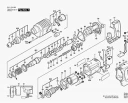 Bosch Rotary Hammer UBH 2-20 SE spare parts