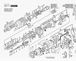 Bosch Rotary Hammer GBH 2-20 REA spare parts