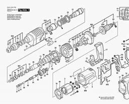 Bosch Universal Rotary Hammer 325 A spare parts