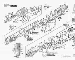 Bosch Rotary Hammer GBH 2-24 DSR spare parts