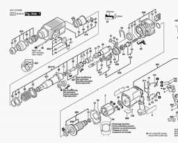 Bosch Rotary Hammer GBH 2-24 DSE spare parts