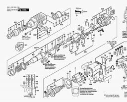 Bosch Rotary Hammer GBH 2-24 DSR spare parts